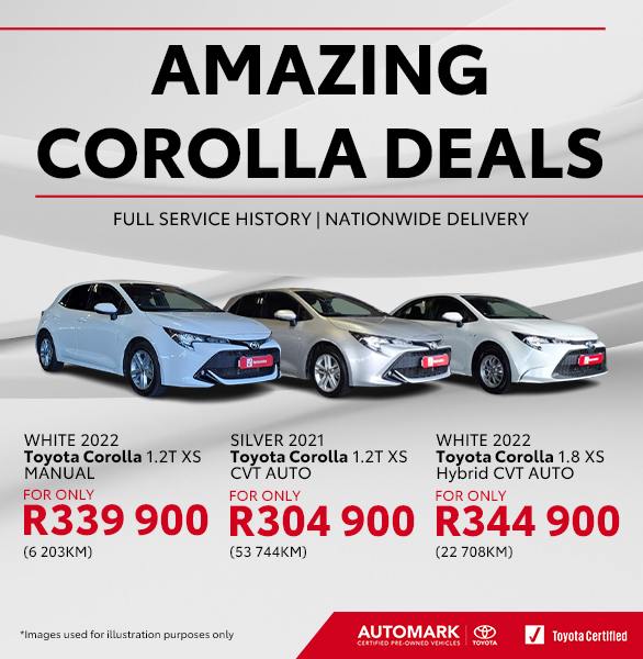 Special Offer Quality Pre-Owned Toyota Corolla | Carfind.co.za