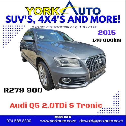 Audi Q5 2.0 TDi S Quattro S-tronic