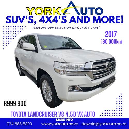 Toyota Land Cruiser 200 VX V8 4.5D Twin Turbo Auto