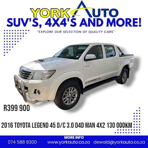 Toyota Hilux (Legend 45) 3.0 D-4D R/B Double Cab