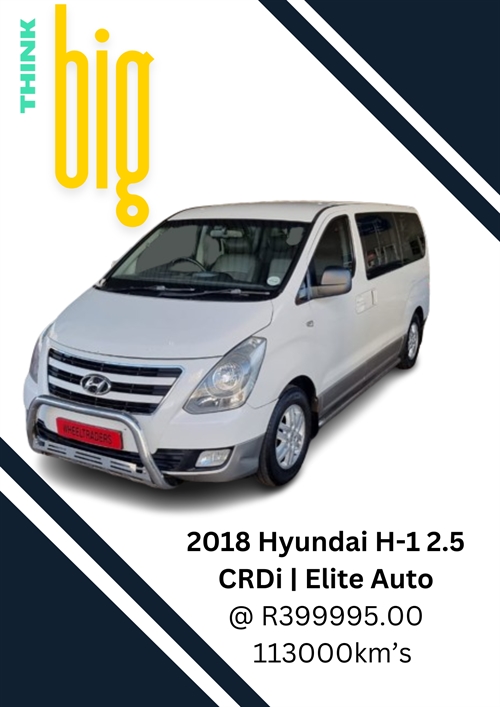 Hyundai H1 2.5 CRDi Wagon Auto