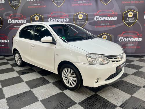 Toyota Etios 1.5 Xs/Sprint 5 Door